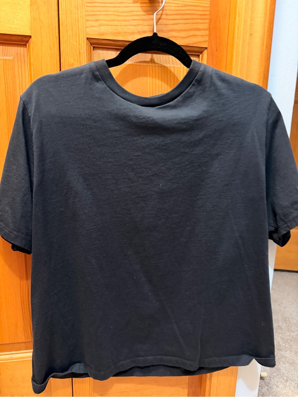 Abercrombie & Fitch Black Short Sleeve Crew Tee